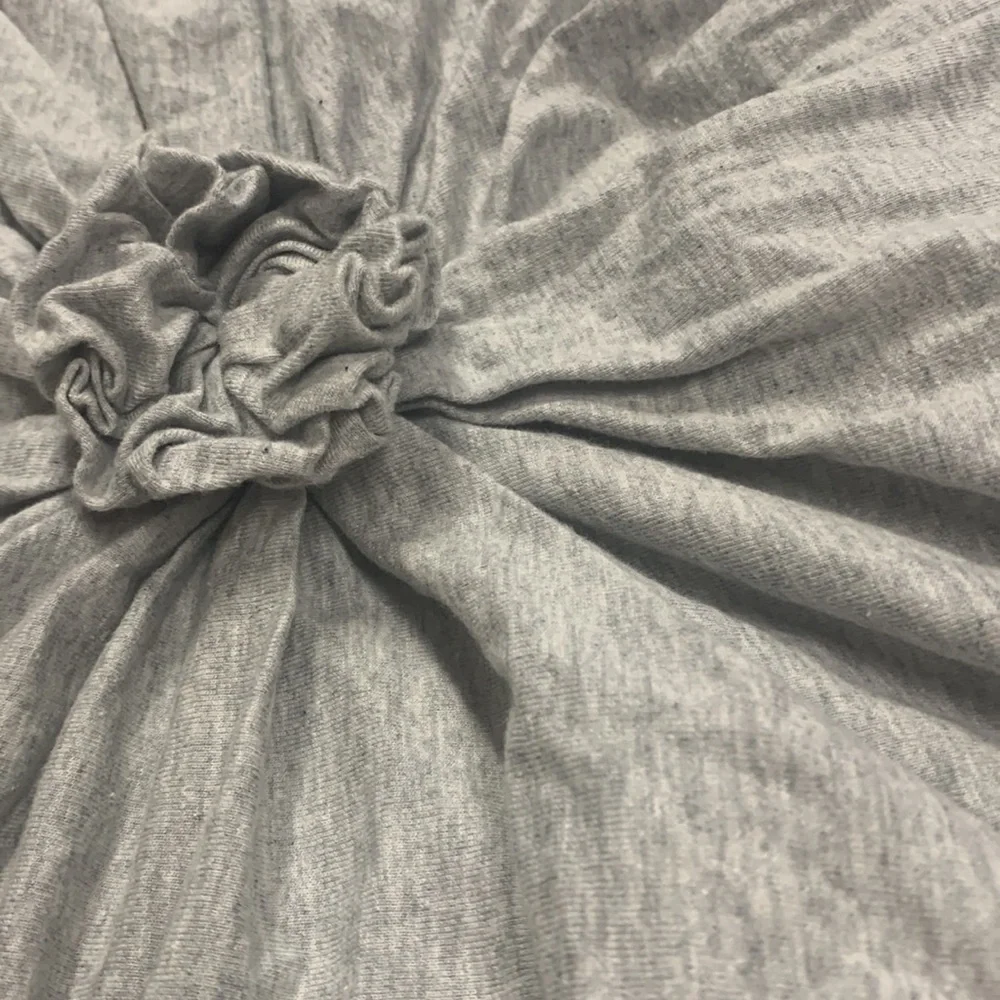 NWOT Anthropologie Lazybones Organic Rosette Euro Sham in Gray market x1 sham
